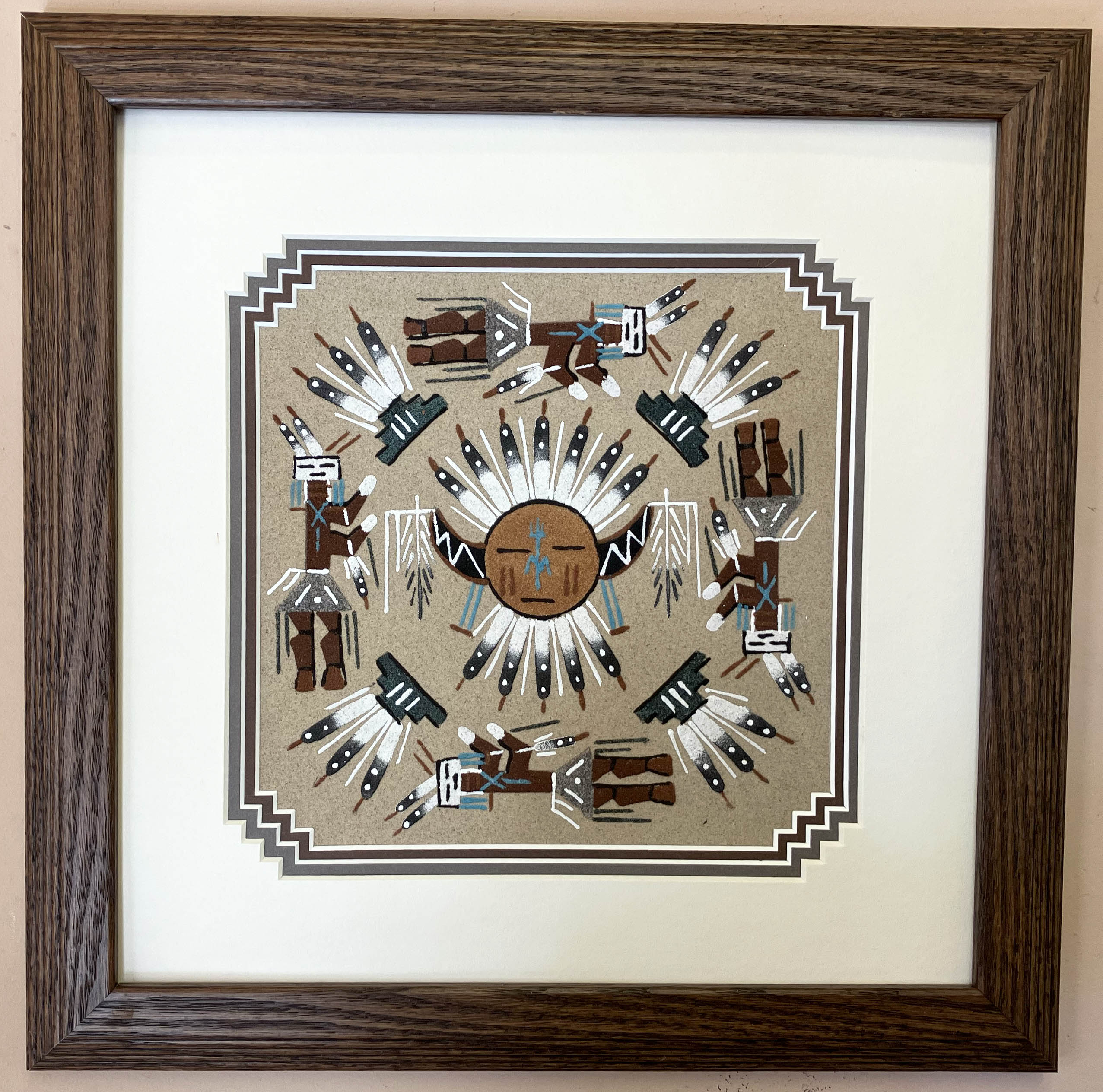 Glen Nez | Home of the Buffalo Navajo Sandpainting | Penfield Gallery of Indian Arts | Albuquerque, New Mexico